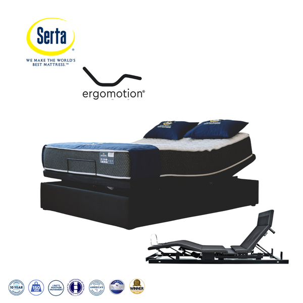 Serta Ergomotion Adjustable Foundation with Mattress
